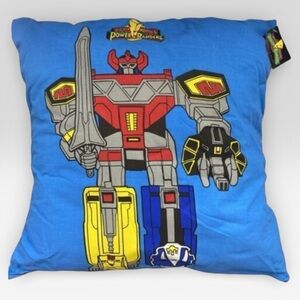 Mighty Morphin Power Rangers Plush Decorative Pillow W/ Tags Vintage - Read